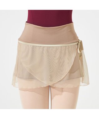 Chacott ショートパンツ付スカート シャンパン