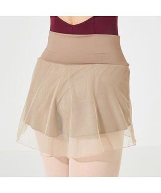 Chacott ショートパンツ付スカート シャンパン