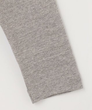 JOSEPH ABBOUD 【サスティナブル素材/柔らかな肌触り/ジャパンファブリック】 コットンラフィー Vネック Ｔシャツ ライトグレー系