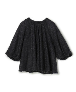 UNFILO L エアリーヤーン ギャザーブラウス