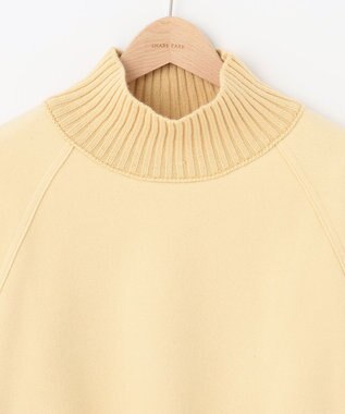 SHARE PARK LADIES ラグランスリープハイネックプルオーバー イエロー