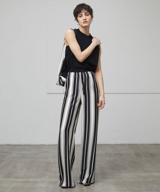 BEIGE， 【洗える】VALOIS / ドッキングニット Black