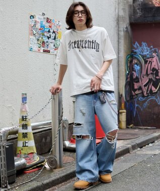 WEGO 【ユニセックス着用ITEM】アンサンブルグラフィックT（SS） ホワイト