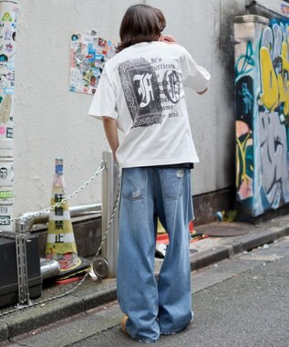 WEGO 【ユニセックス着用ITEM】アンサンブルグラフィックT（SS） ホワイト