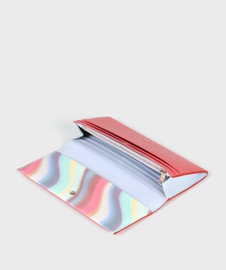 Paul Smith スプレースワールトリム 長財布 コーラル