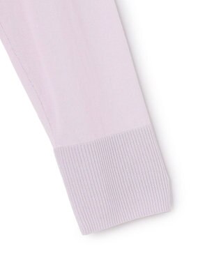 BEIGE， JULIE / コットンシルク クルーネックカーディガン Lilac