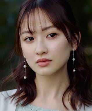 TOCCA PEARL STATION EARRINGS 淡水バロックパール イヤリング シルバー系