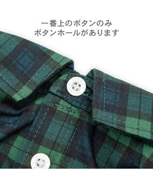 PET PARADISE J.PRESS ブラック格子 シャツ 小型犬 グリーン