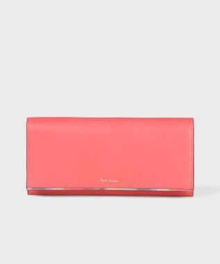 Paul Smith スプレースワールトリム 長財布 コーラル