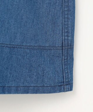 組曲 KIDS 【110-140㎝】レースコンビデニム ワンピース ブルー