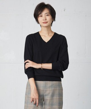 洗える】PRINCE Vネック ニット / J.PRESS LADIES | ファッション通販