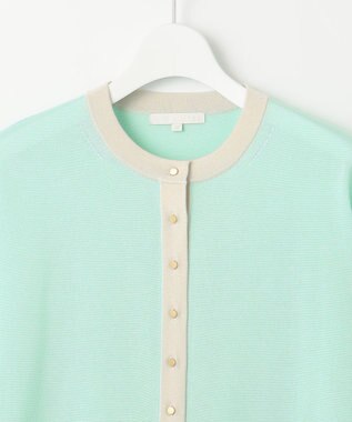 自由区 L 【アンサンブル対応・洗える】シャインハイゲージ カーディガン ミント