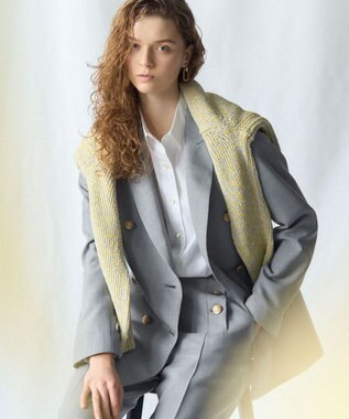 23区 【先行予約】TWギャバジン テーラード ジャケット