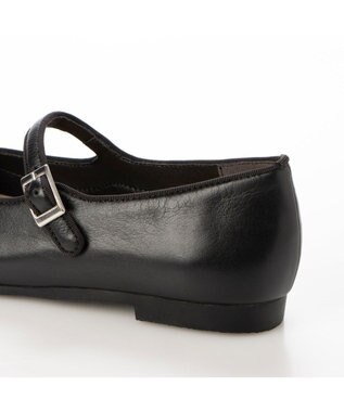 ing <ing>【WEB限定】ストラップフラットシューズ ブラック