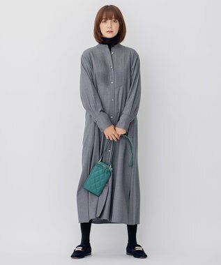 23区 【CLASSY.1月号掲載】スムージーコットン シアー ニット ブラック系