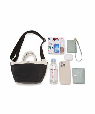 TOPKAPI 【Breath TOPKAPI】【本仮屋ユイカ×Breath】コラボ 2WAY ミニ トート ショルダー バッグ ブラック系