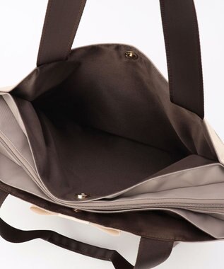 UNBILLION cachecache WEB限定ナイロンリボントートバッグＬ グレー