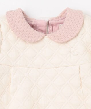 組曲 KIDS 【80-90㎝】キルトセットアップ アイボリー系