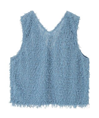 AMERICAN HOLIC 【前後2WAY】フリンジベスト Blue