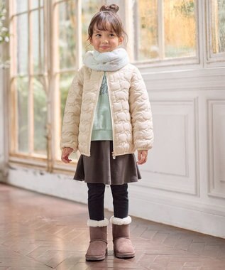 ANY KIDS 【WEB限定】7days 裏毛トレーナー ミント×ロゴ