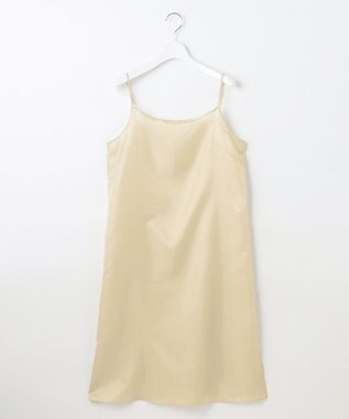 自由区 【カタログ掲載・洗える】シアーブライトチェック ワンピース ベージュ