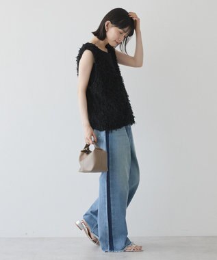 AMERICAN HOLIC 【前後2WAY】フリンジベスト Blue