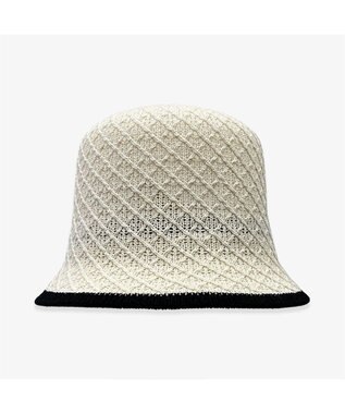 林八百吉商店 un chapeau  バイカラーサーモハット ホワイト