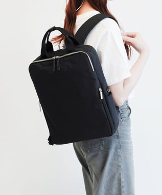 ACE BAGS & LUGGAGE 【洗える背面パッド付】 ace. フィッテムライト リュックサック A4/13.3インチ収納 20391 エース ブラック