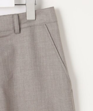 J.PRESS LADIES L OXIJEWEL ストレッチ ストレート パンツ グレー系