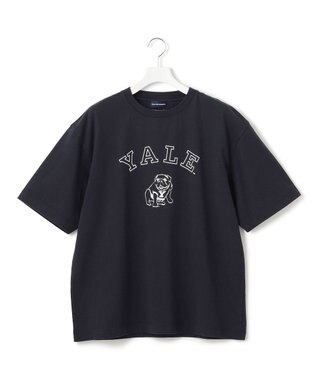 J.PRESS YORK STREET 【UNISEX】YALEブルドックプリント Tシャツ ネイビー系