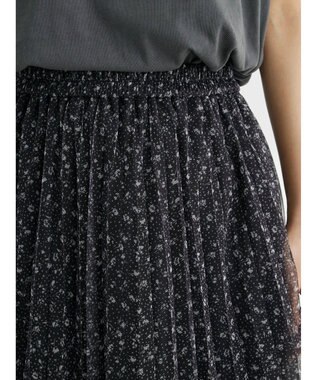 Green Parks Ｂ．チュールｐｔプリーツスカート Black