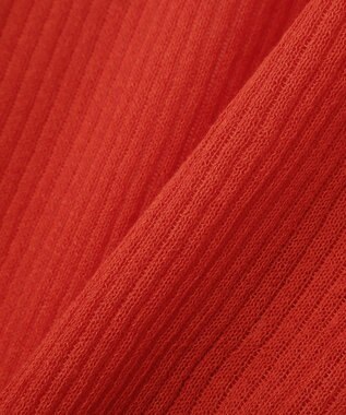 AMERICAN HOLIC シアーリブニットカーディガン Red