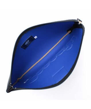 A.D.M.J. 【魔法の様に軽い】マジックライト/コード刺しゅうフラットポーチ2セット(S・LL) NE/AZU