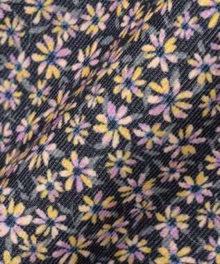 組曲 KIDS 【110-140㎝】モノトーンフラワーコーデュロイ ワンピース ブラック系5