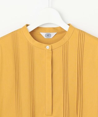 J.PRESS LADIES L トリコット ピンタック カットソー イエロー系