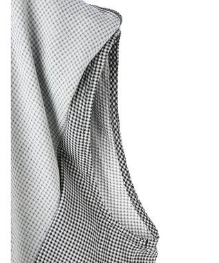 Green Parks 接触冷感　アソート柄ブラウス Gingham Check