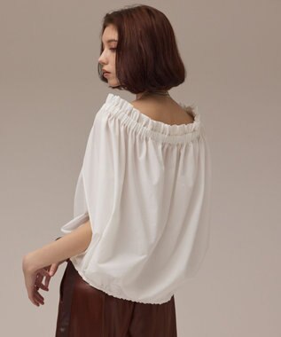 GRACE CONTINENTAL ケープ風2WAYトップ ホワイト