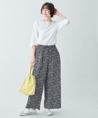 ANY L 【WEB限定】シルケットスムースツイストスリーブカットソー オフホワイト