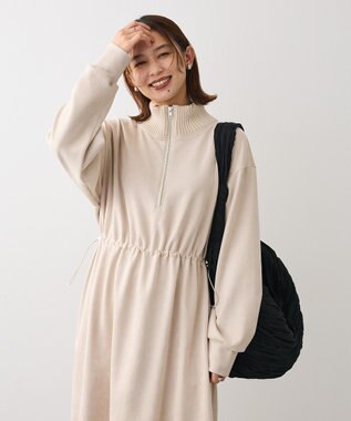 Green Parks ・ＥＬＥＮＣＡＲＥ　ＤＵＥ　スエードポンチワンピース Ivory