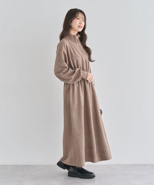 Green Parks ・ＥＬＥＮＣＡＲＥ　ＤＵＥ　スエードポンチワンピース Brown
