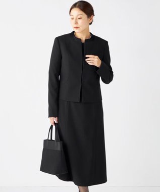 自由区 FORMAL 【ウォッシャブル対応】ウォッシャブルドビーアンサンブル ブラック系