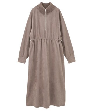 Green Parks ・ＥＬＥＮＣＡＲＥ　ＤＵＥ　スエードポンチワンピース Brown