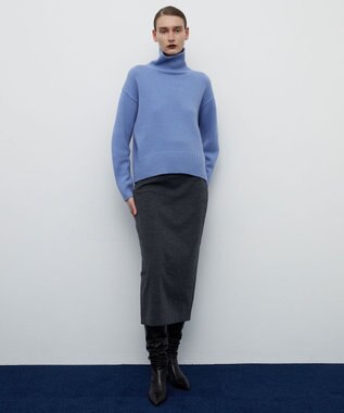 BEIGE， 【S-size】LA BAUME / タートルニット Sax