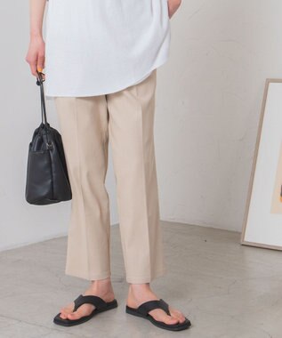 WEGO テーパードスラックスパンツ ライトベージュ