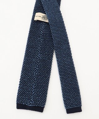J.PRESS MEN 【J.PRESS KNIT TIE COLLECTION】無地 ニットネクタイ ネイビー系