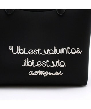 A.D.M.J. 【魔法の様に軽い】マジックライト/スパニッシュファブリックコード刺しゅうトート34cm ネグロ