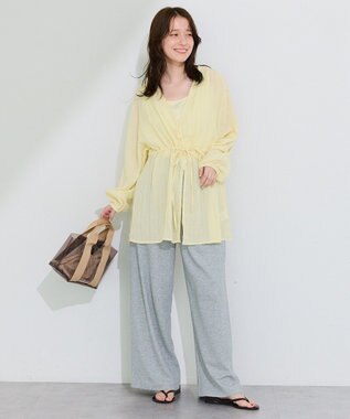 Green Parks 超冷感スウェットイージーパンツ Gray Mixture