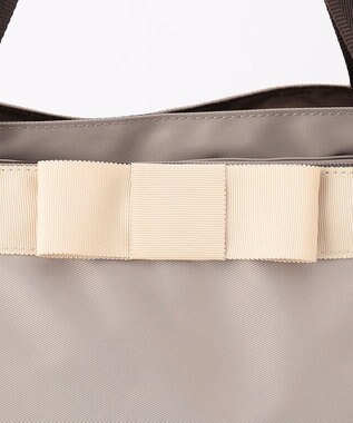 UNBILLION cachecache WEB限定ナイロンリボントートバッグＬ グレー
