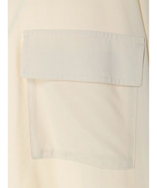 AMERICAN HOLIC 接触冷感＋ＵＶカットＷポケットシャツワンピース Ivory