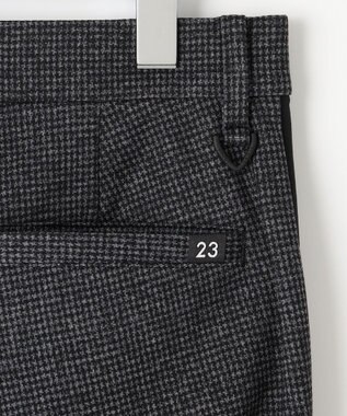 23区GOLF 【MEN】【ストレッチ】チェック柄 ジャージーパンツ グレー系5